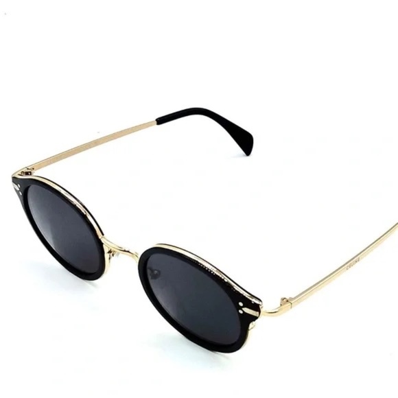 Celine Vintage Black/Gold Sunglasses